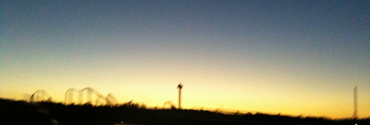 magic mountain sunset